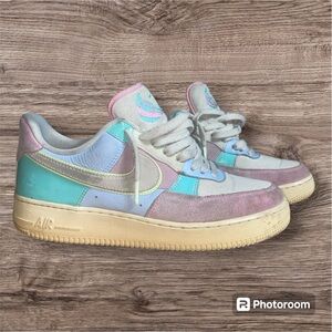 Nike Air Force One, Easter eggs 🪺vintage , ‼️Size 8 ‼️